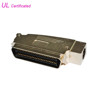 Connecteur masculin d'Amphenol 957 100 Pin Plug IDC avec la couverture latérale de zinc d'entrée de câble